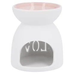 New Duftlampe Motiv, Love/weiß/rosa, 9.5 Cm Geschenkideen|Raumdüfte