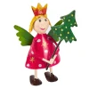 Online Engel Mini, Tanne/rot, 10 Cm Figuren|Weihnachtsdeko