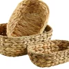 Outlet 3er Set Aufbewahrungskorb, Oval Organisation