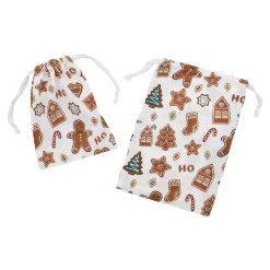 Clearance 2er Set Beutel Weihnachten, Lebkuchen Nikolaus|Geschenkverpackungen