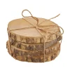 New 4er Set Deko-Holzscheibe, 9 Cm Schalen & Tabletts|Weihnachtstraditionen