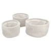 New 3er Set Dekokorb, Creme Organisation