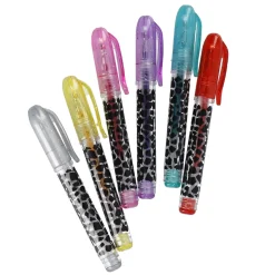 Best 6er Set Gelstift Mini, Glitzer Nikolaus|Adventskalender