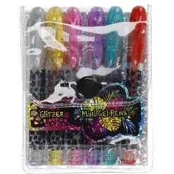 Best 6er Set Gelstift Mini, Glitzer Nikolaus|Adventskalender