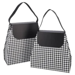 Hot 2er Set Geschenkkarton Handtasche, Schwarz/weiß Organisation