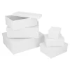 Hot 6er Set Geschenkkarton Uni, Weiß Hochzeitsgeschenke|Geschenkverpackung