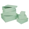 Discount 6er Set Geschenkkarton Uni, Hellmint Geschenkverpackung|Geschenkideen