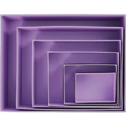 Sale 6er Set Geschenkkarton Uni, Flieder Geschenkverpackung|Geschenkideen