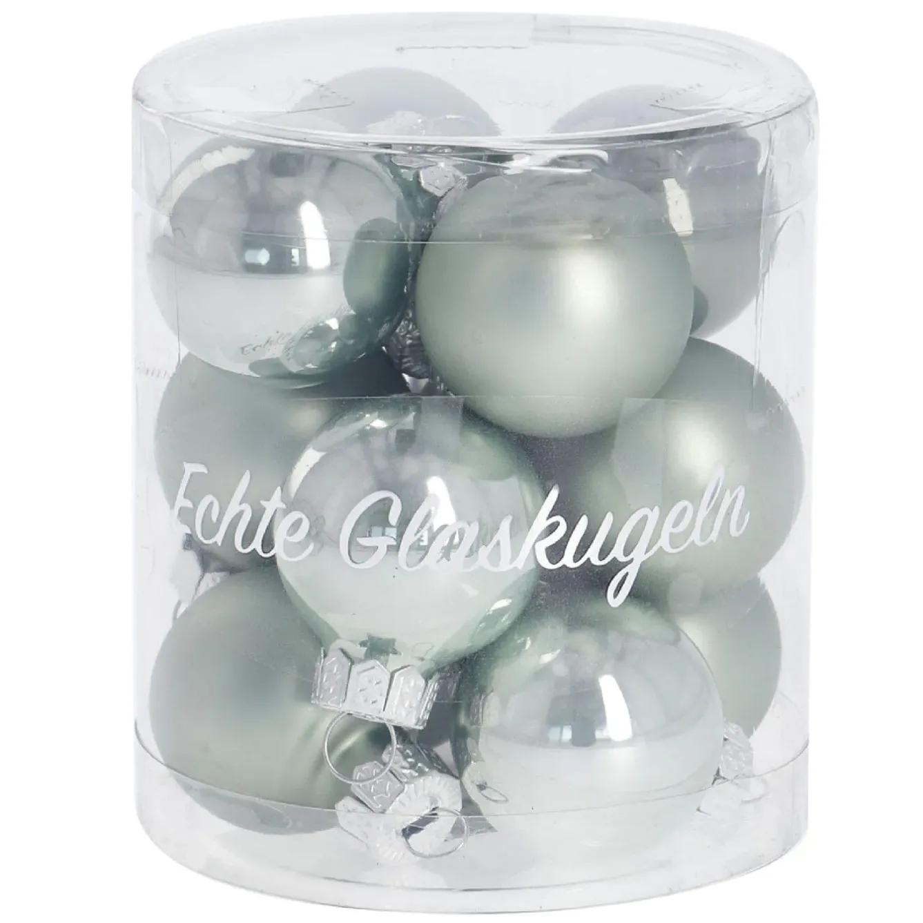 Discount 12er Set Glaskugeln 2,5 Cm, Mint Weihnachtsbaumschmuck|Adventskränze & Zubehör
