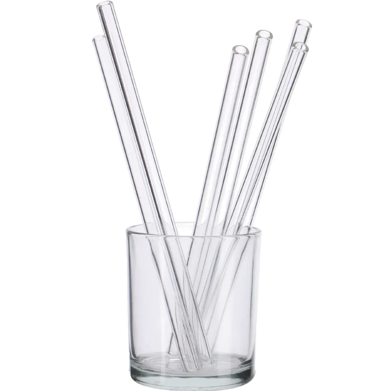 Clearance 6er Set Glas-Strohhalme, 21 Cm Jga|Salty- Und Candybar