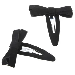 Best 2er Set Haarspange Weihnachten, Schwarz Weihnachtsoutfit|Adventskalender