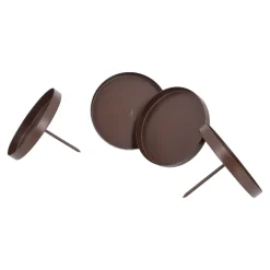 Discount 4er Set Kranzkerzenhalter, Braun-matt, 8 Cm Adventskränze & Zubehör|Weihnachtsdeko