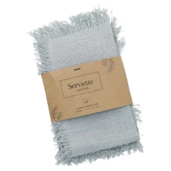 Clearance 2er Set Serviette, Blau, 35 X 35 Cm Küche