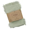 Clearance 2er Set Serviette, Grün, 35 X 35 Cm Küche