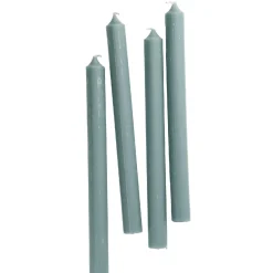 Sale 4er Set Stabkerze Rustik, Mintgrün, 25 Cm Tischdeko Hochzeit|Hochzeitsdeko