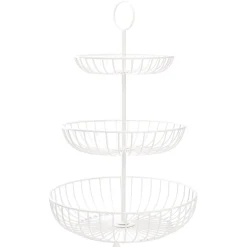 Best Etagere 3 Körbe, Weiß, 47 Cm Salty- Und Candybar|Raumdeko Hochzeit