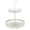 Discount Etagere Nostalgie, 2 Körbe, Taupe, 35 Cm Salty- Und Candybar|Raumdeko Hochzeit