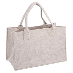 Filztasche, Beige, 28 X 14 X 18 Cm Fashion|Organisation