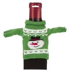Sale Flaschenbezug Strick, Schneemann Küche|Weihnachtsgeschenke