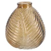 Best Flaschenvase Blatt, Braun/bauchig, 13 Cm Vasen & Kunstblumen|Herbstdeko
