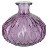 Online Flaschenvase Kugel, Rauten/lila, 14 X 13 Cm Tischdeko|Vasen & Kunstblumen