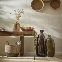 Outlet Flaschenvase Miguel, Braun, 51 Cm Geschenkideen|Vasen & Kunstblumen