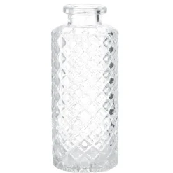 Flaschen-Vase Rauten, Schmal Tischdeko Hochzeit|Vasen & Kunstblumen