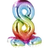 Sale Folienballon Zahl 8, Stehend, 81 Cm Geburtstag|Geschenkideen