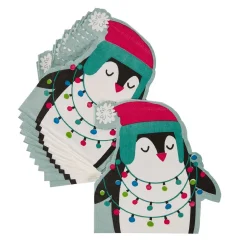 Sale Form-Serviette, Pinguin, 12 Stück Küche|Weihnachtsdeko