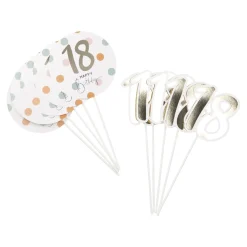 Discount Foto Accessoires Party, 18, 10 Stück Geburtstag