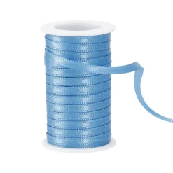 Hot Geschenkband Satin, Hellblau, 3mm X 10m Jga|Gastgeschenke