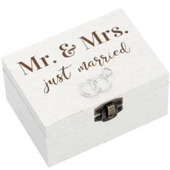 Discount Geschenkbox Mit Spieluhr, Mr. & Mrs., 10 X 7 Cm Hochzeitsgeschenke|Hochzeitsdeko