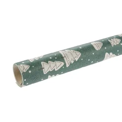 Outlet Geschenkpapier Graspapier, Bäume/grün, 1 X 3 M Geschenkverpackungen