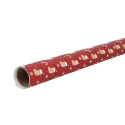 Clearance Geschenkpapier Mix, Elch/rot, 2 M Geschenkverpackungen|Weihnachten