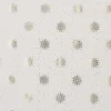 Clearance Geschenkpapier Prägung, Schneeflocke/creme, 2 M Geschenkverpackungen