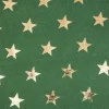 Clearance Geschenkpapier Stern, Grün/gold, 2 M Geschenkverpackungen