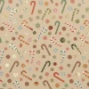Hot Geschenkpapier Xmas-Motiv, Zuckerstange, 2 M Geschenkverpackungen|Weihnachten