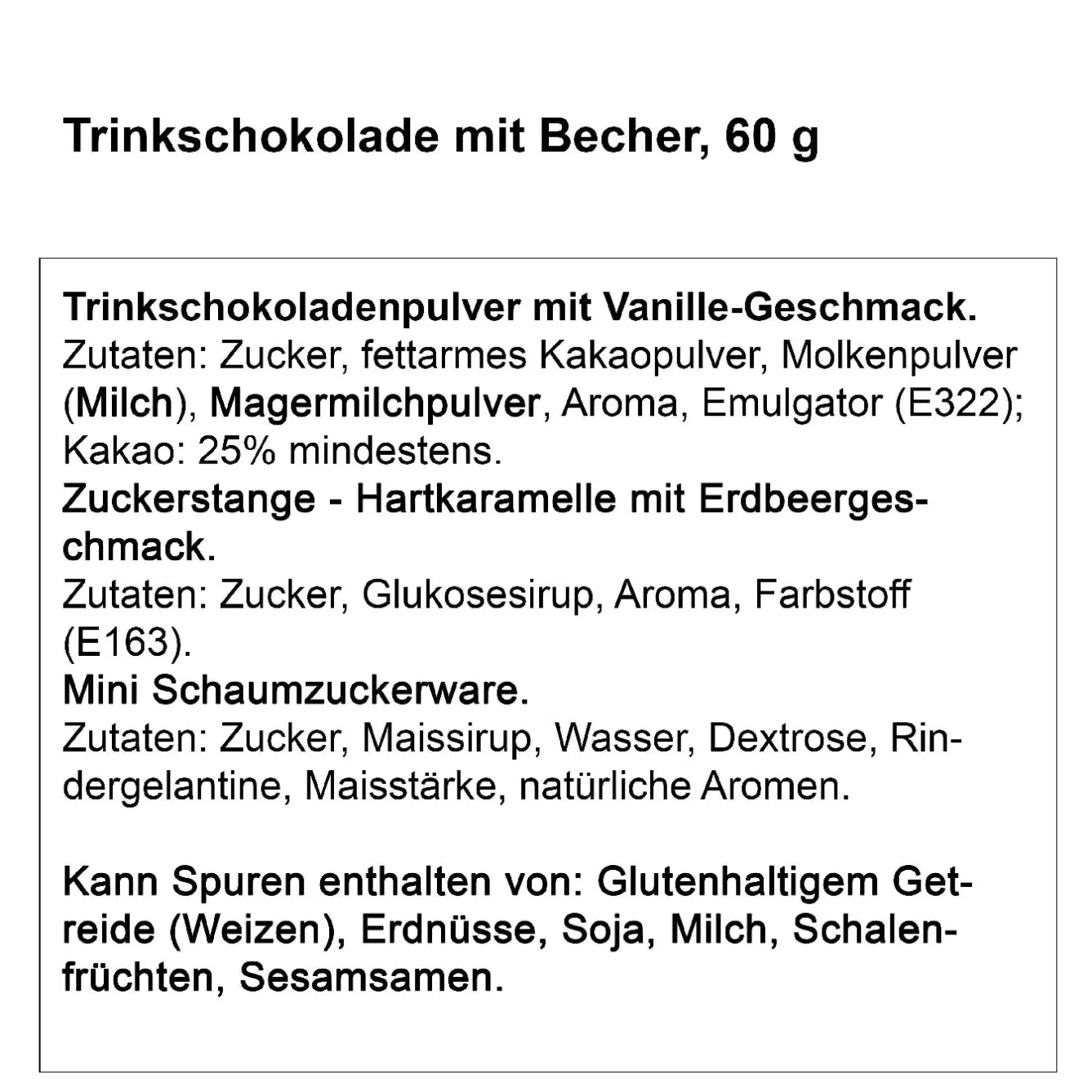 Clearance Geschenk-Set Trinkschokolade + Becher, Haus/Fahrrad Küche|Weihnachtsgeschenke
