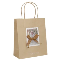 New Geschenktüte Mit Karte, Thank You, 21 X 25.5 Cm Gastgeschenke|Geschenkverpackung