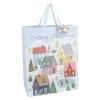 Geschenktüte Motiv, Häuser/bunt, 26 X 32 Cm Geschenkverpackungen|Weihnachten