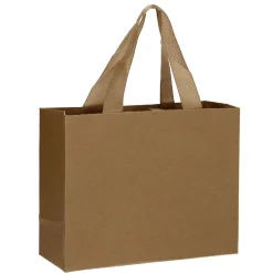 Online Geschenktüte Uni/matt, Braun, 25 X 20 Cm Geschenkverpackung