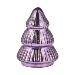 Best Glas-Tanne Antik, Lila, 8.5 X 11 Cm Weihnachtsdeko