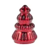 Discount Glas-Tanne Antik, Rillen/rot, 6 X 9 Cm Weihnachtsdeko