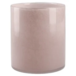 Best Glas-Vase Zylinder/Opal, Rosa, 12 X 14 Cm Tischdeko|Vasen & Kunstblumen
