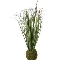 Clearance Gras Mit Moosballen, Grün, 35 Cm Vasen & Kunstblumen