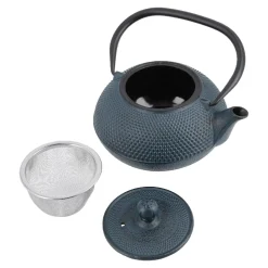 New Gusseisen Teekanne, Blau Shop The Geschenk|Küche