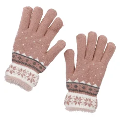 Online Handschuhe Schneeflocke, Rosa Fashion