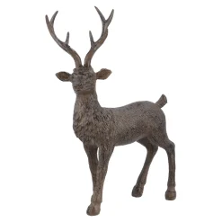 Best Hirsch Antik, Struktur/stehend, 20 Cm Figuren|Weihnachtsdeko