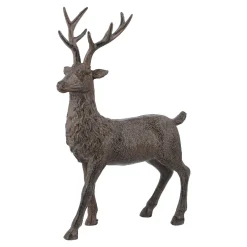 New Hirsch Antik, Struktur/stehend, 28 Cm Figuren|Weihnachtsdeko