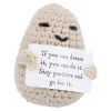 Outlet Häkelfigur Spruch, Kartoffel/Dream It, 8 Cm Nikolaus|Adventskalender